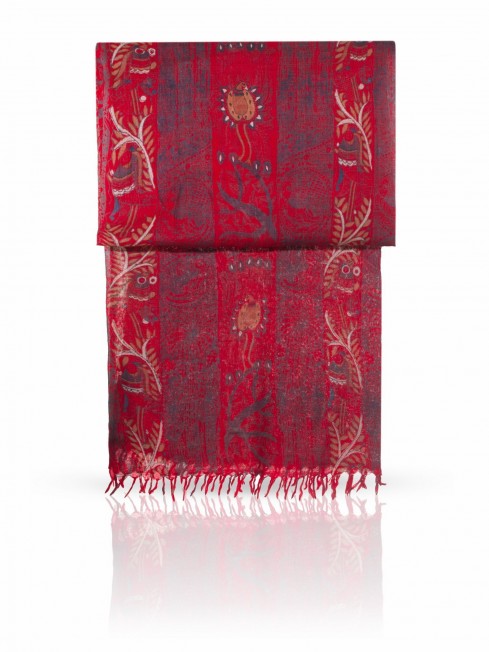 Палантин Женский W-TRIBAL1/RED